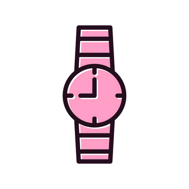 wristwatch. web icon simple design - ベクター画像