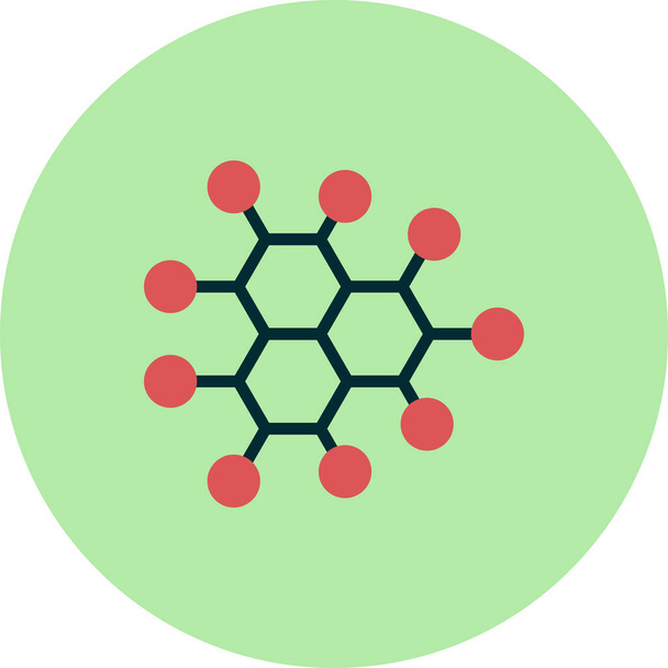 molecule icon vector illustration - Вектор, зображення