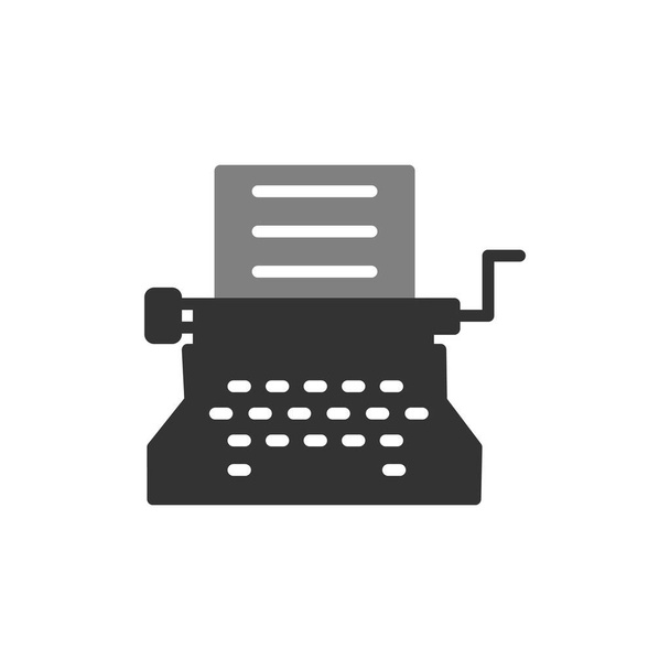 illustrazione vettoriale icona macchina da scrivere
 - Vettoriali, immagini