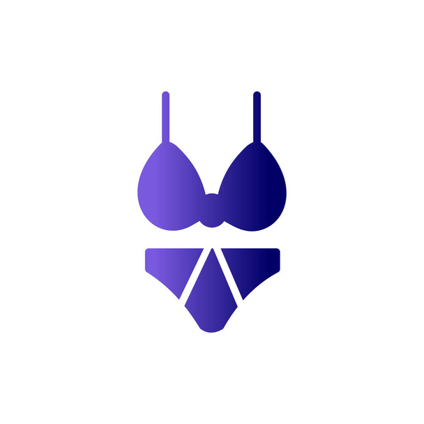 Bikini icon vector illustration - Vector, Image