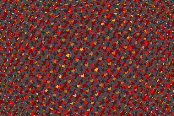 Creatief abstract hartpatroon achtergrond textuur - Foto, afbeelding