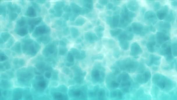 Animazione in loop di riflessi di luce dall'acqua in una piscina - Filmati, video