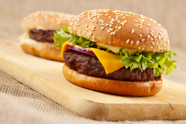 Homemade hamburgers - Photo, Image