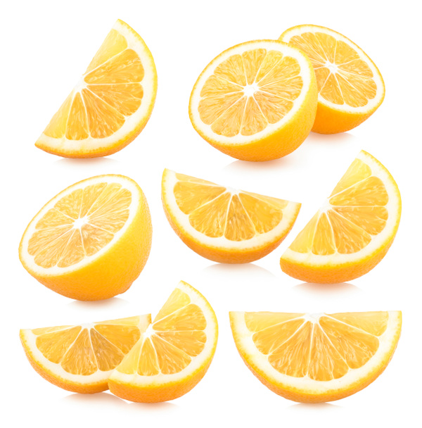 Conjunto de fatias de limão
 - Foto, Imagem
