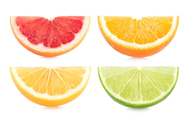 Colorful citrus slices - Photo, Image