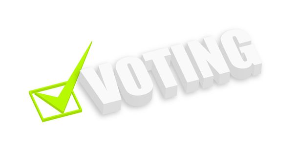 Texto de votação 3d
 - Vetor, Imagem