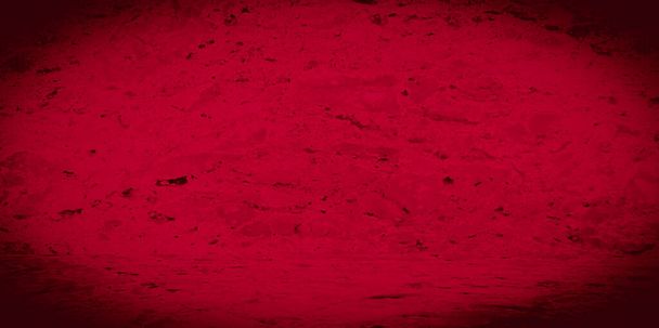 Régi fal textúra cement fekete piros háttér elvont sötét szín design fény fehér gradiens háttér. - Fotó, kép