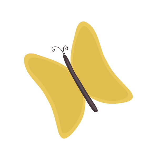 Κωμικό πεταλούδα Clipart - Διάνυσμα, εικόνα