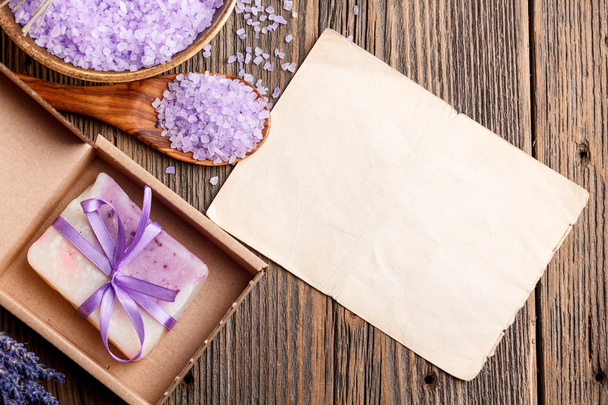 Lavender handmade soap - Foto, imagen