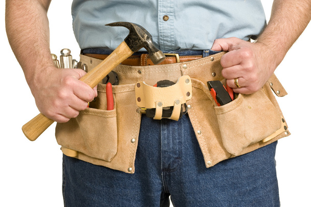 Construction Worker's Tool Belt - Foto, Bild