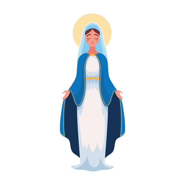 Santísima Virgen María
 - Vector, imagen