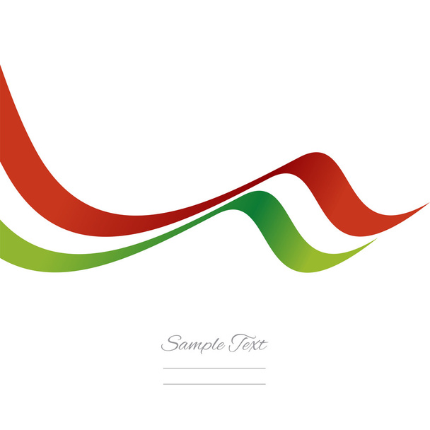 Abstract Italian ribbon vector - Vector, Image