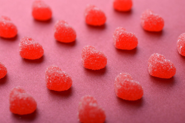 Candy in shape of hearts - Фото, зображення