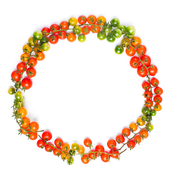 Cherry tomatoes circle shape - Foto, immagini