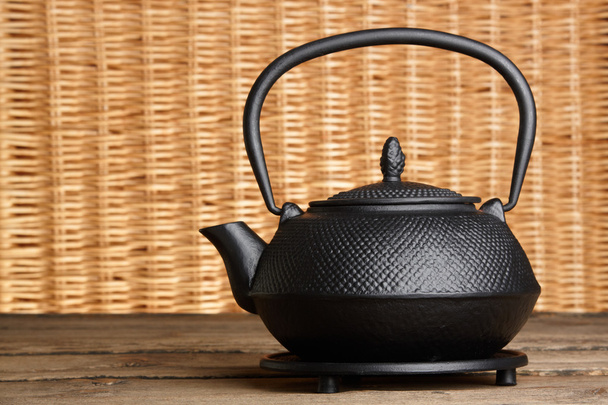 Μαύρο τσαγιέρα, Τσάι ιβίσκου - Φωτογραφία, εικόνα