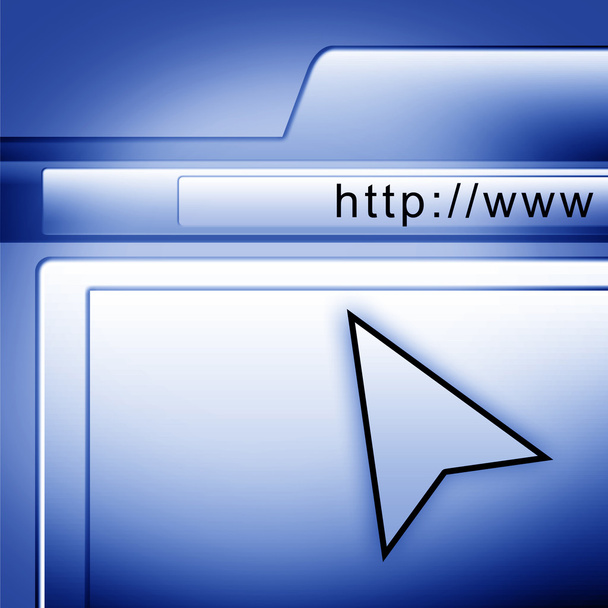 Web page with arrow - Fotó, kép