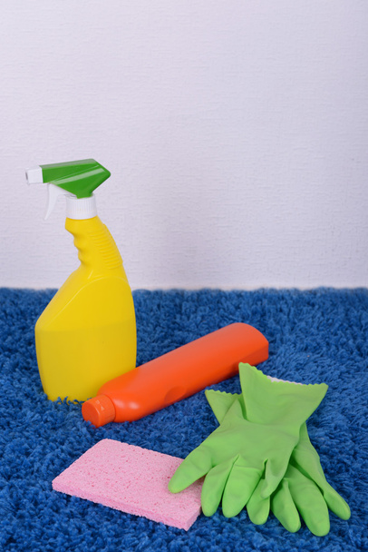 Cleaning items on carpet - Photo, Image