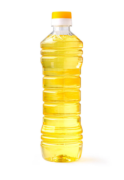 пляшка олії ізольована на білому тлі з відсічним контуром
 - Фото, зображення