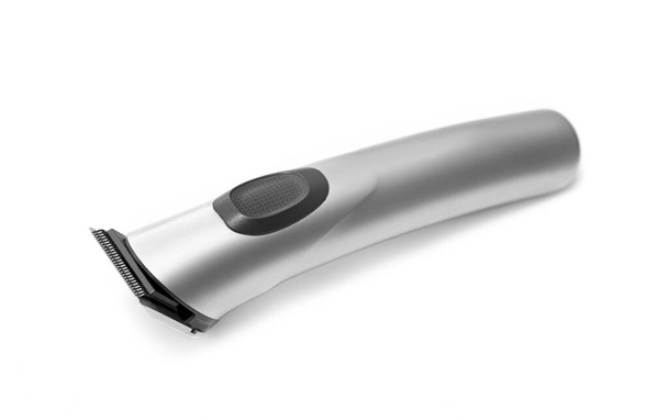 Бездротовий затискач для волосся або інструмент перукаря та перукарні ізольовані на білому тлі
 - Фото, зображення