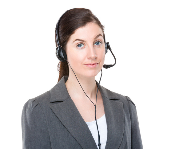 Female call center operator - Photo, Image