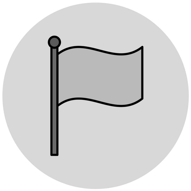 flag icon, vector illustration - Wektor, obraz