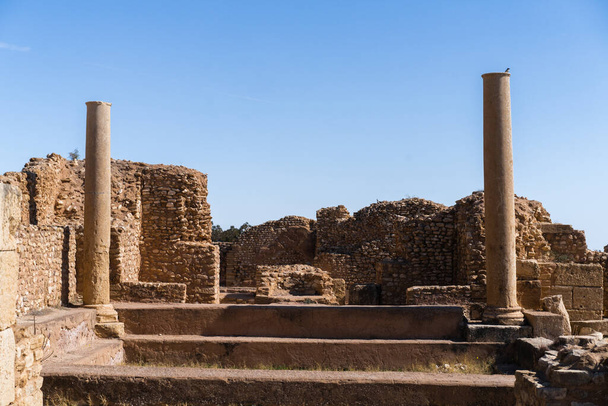 Ruins of the ancient Sufetula town, modern Sbeitla, Tunisia - Zdjęcie, obraz