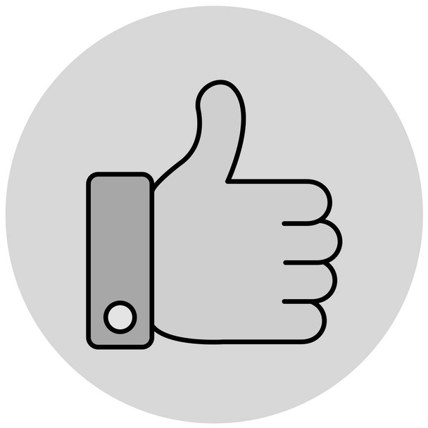 thumb up icon, vector illustration - Vector, Image
