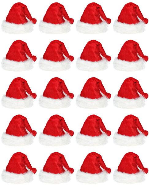 set with  Christmas hat - Photo, Image