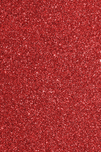 glinsterende glitter achtergrond van intense rode kleur ideaal als een kerst achtergrond en liefde en passie - Foto, afbeelding