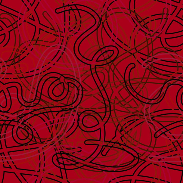 Cartoon waves seamless abstract pattern for textiles and packaging and gifts and cards and linens and kids - Photo, image