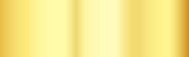 Textura panorámica de oro con brillo - Ilustración vectorial - Vector, Imagen