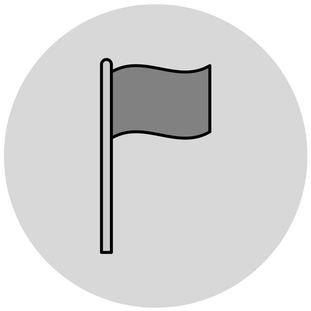 drapeau icône vectoriel illustration - Vecteur, image