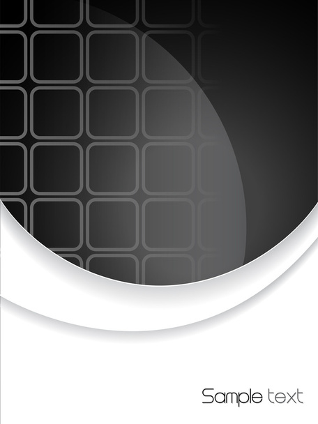 Абстрактная черно-белая брошюра
 - Вектор,изображение
