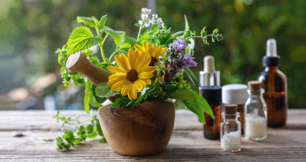 omeopathy products, Nature pharmacy. Herbal medicine, alternative healing.  - 写真・画像
