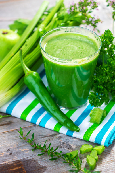 Healthy green juice - Foto, Bild
