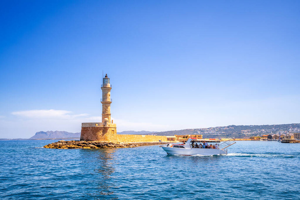 Venetian Harbour in Chania, Crete, Greece  - Fotó, kép