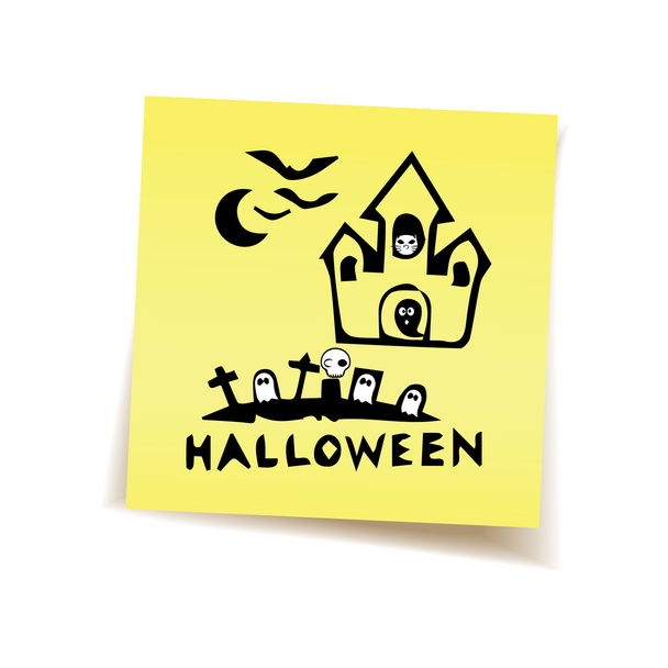 Хеллоуин по почте
 - Вектор,изображение