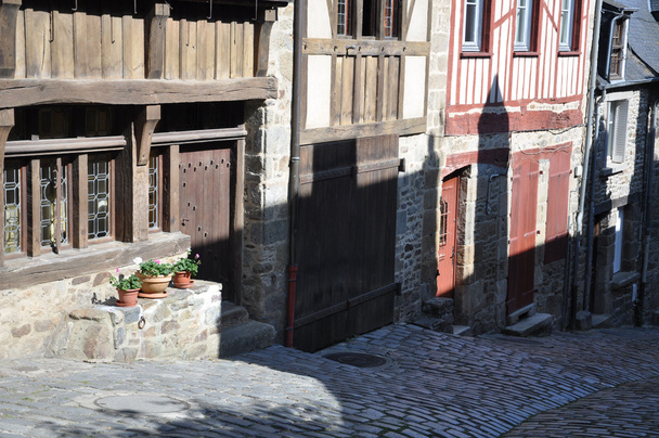 Edificios medievales enmarcados en madera
. - Foto, Imagen