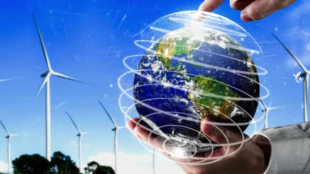 Conservación ambiental conceptual y desarrollo sostenible de ESG - Metraje, vídeo