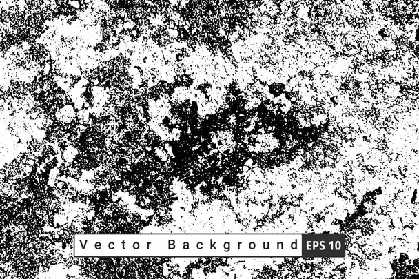 Abstract Black stamp distress rough vector background. Black grunge texture for background - Vektor, Bild