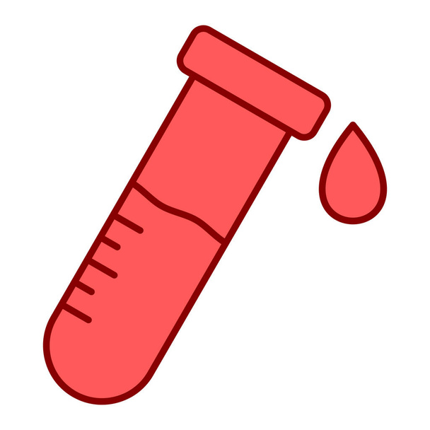 blood test tube icon vector illustration design - Vector, Image