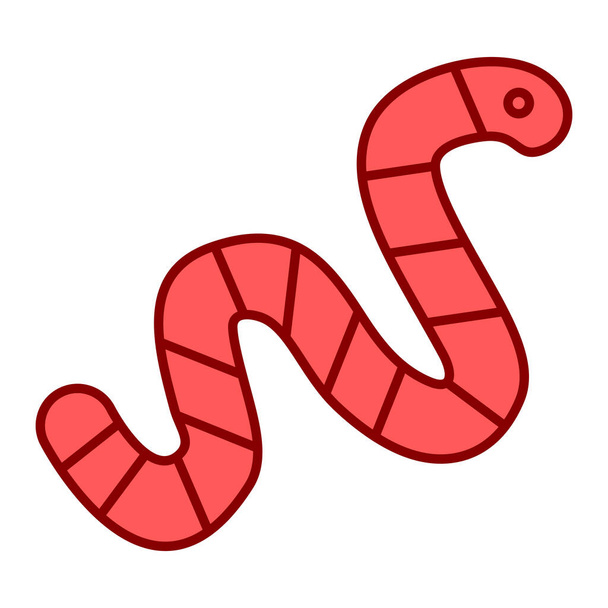 wektor ilustracja ikona węża kreskówki - Wektor, obraz