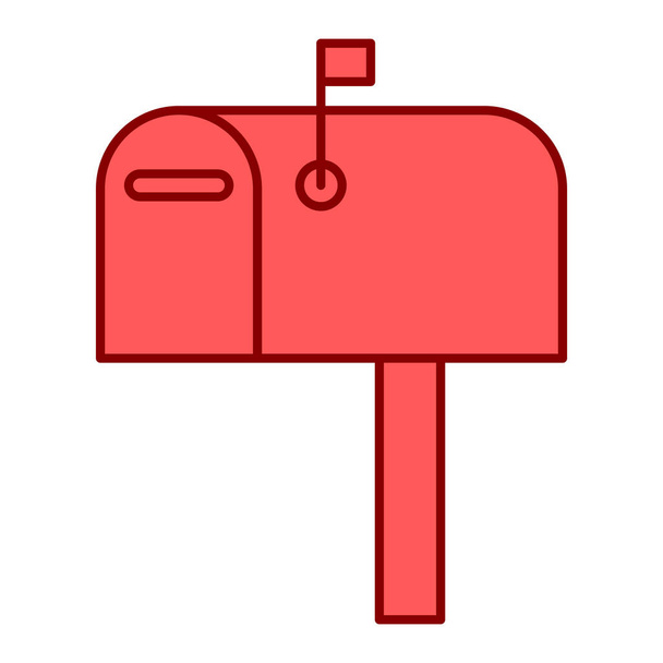 Posta kutusu simgesinin vektör çizimi. - Vektör, Görsel