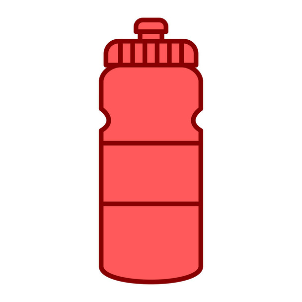 water bottle icon. cartoon illustration of sport drink vector icons for web - Vector, Imagen