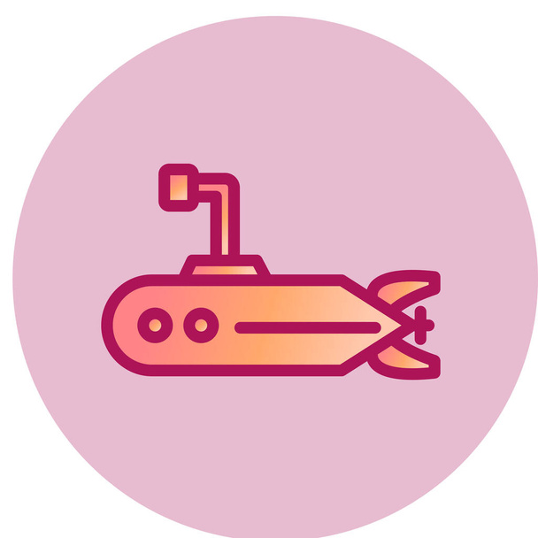 icono del submarino. ilustración vectorial - Vector, Imagen