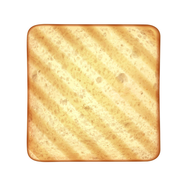 Полосатый тост - Вектор,изображение