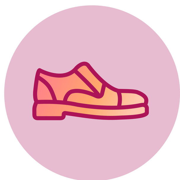 shoe icon vector illustration - Vetor, Imagem