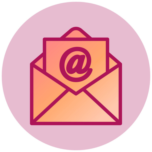 Email web icon, vector  illustration   - Vector, imagen