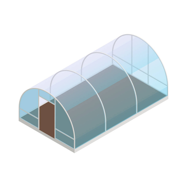 Moderní skleníková konstrukce stanů - Vektor, obrázek