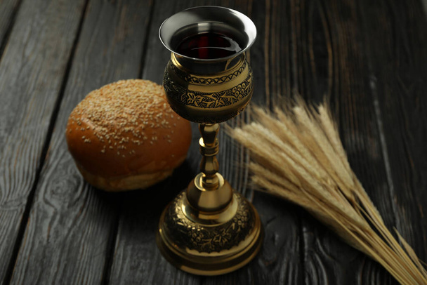 Concept or composition of Eucharist, close up - Photo, Image